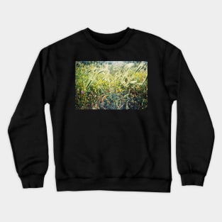 Green Spring Meadow Shot on Porta 400 Film Crewneck Sweatshirt